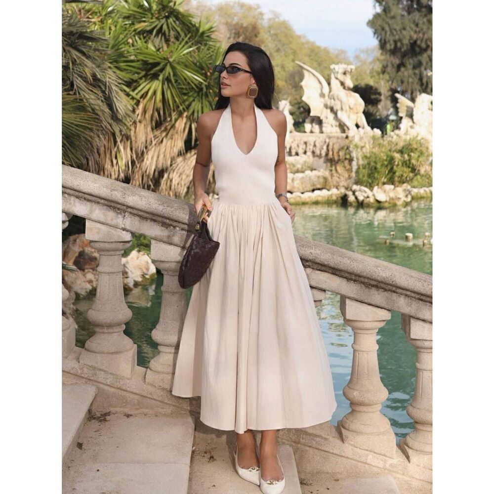 ZARA KNIT HALTER TOP - Picture 5 of 16